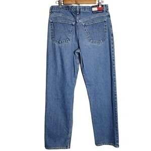 Vintage Y2K 90's‎ Tommy Hilfiger Logo Women's 32" Jeans Baggy